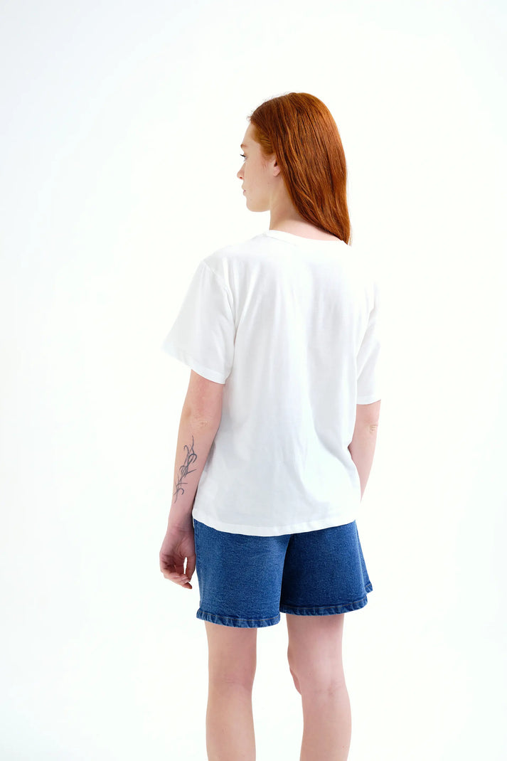 Camiseta con estampado Palm & Mermaid - Compañía Fantástica (2) Camiseta con estampado Palm & Mermaid - Compañía Fantástica