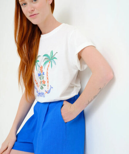 Shorts 100% algodón azul marino - Compañía Fantástica