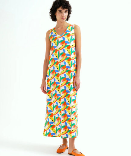 Vestido largo con estampado Tutti Frutti Small - Compañía Fantástica