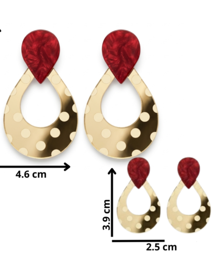 Pendientes flamenca hechos a mano. Joyas de diseño. Producto artesanal. Producto hecho en España