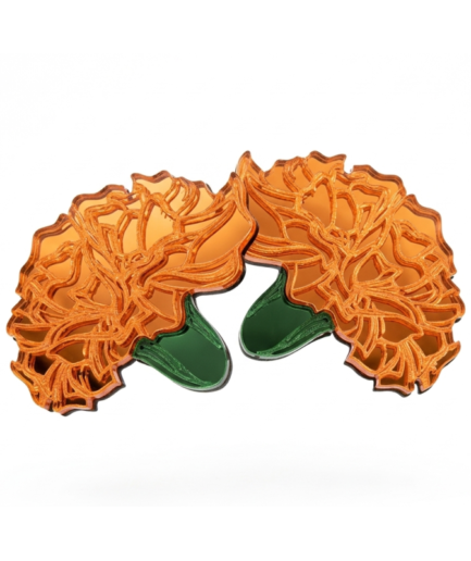 Pendientes flamenca hechos a mano. Joyas de diseño. Producto artesanal. Producto hecho en España