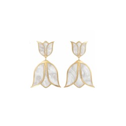 Pendientes flamenca hechos a mano. Joyas de diseño. Producto artesanal. Producto hecho en España