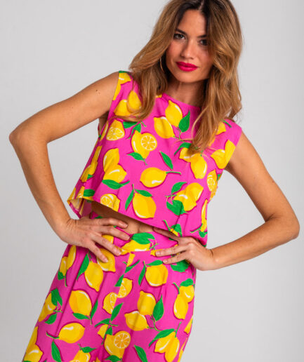 TOP ROSA DE LIMONES - LIMONCELLO