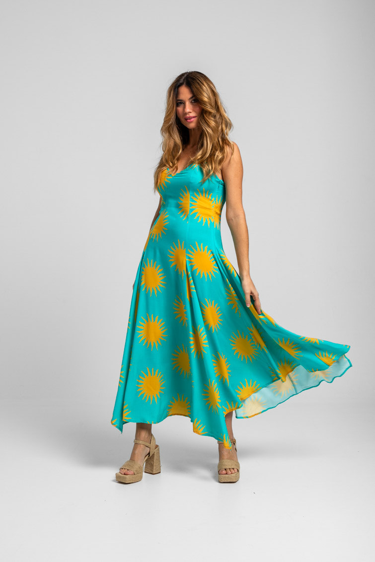 vestido-largo-vuelo-con-tirantes-graduables-turquesa-y-soles-amarillos-oh-sole-mio