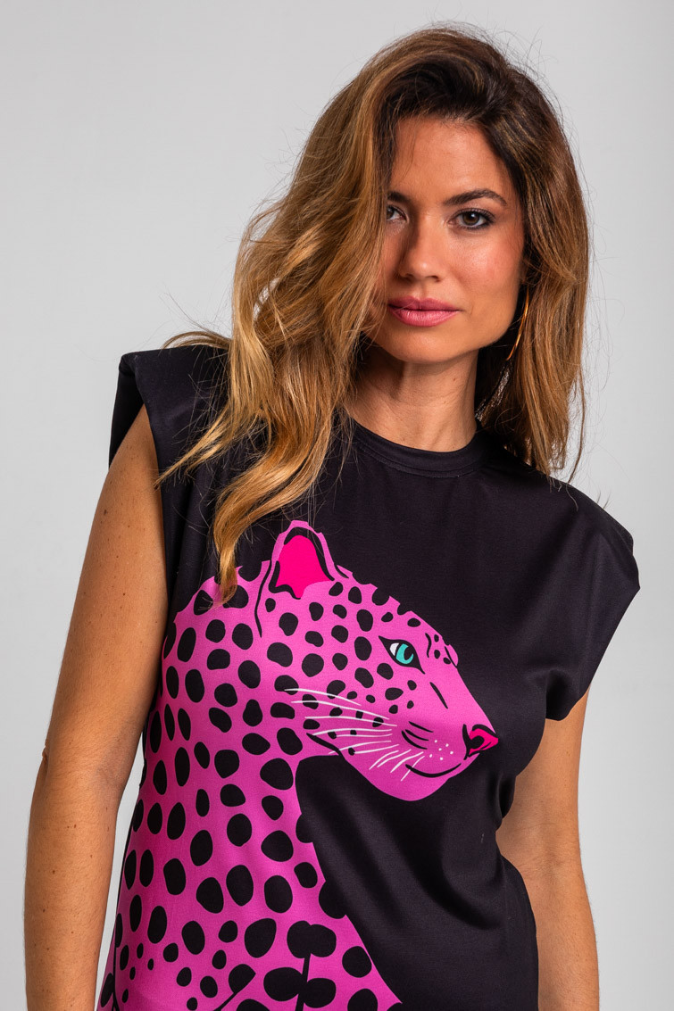 vestido-corto-sin-mangas-elastico-negro-y-pantera-rosa-pink-panther-4