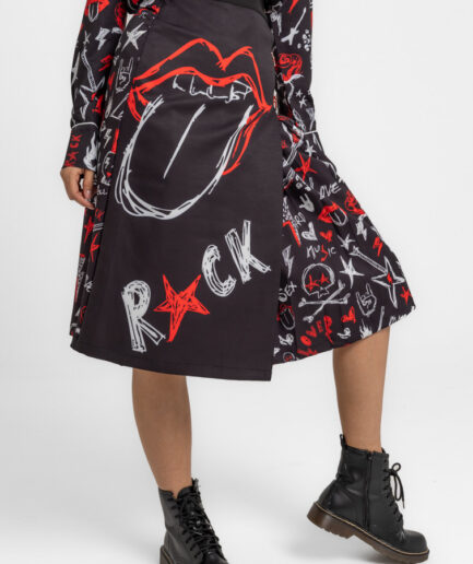 Falda grunge - Lolina. ROCK AND ROLL