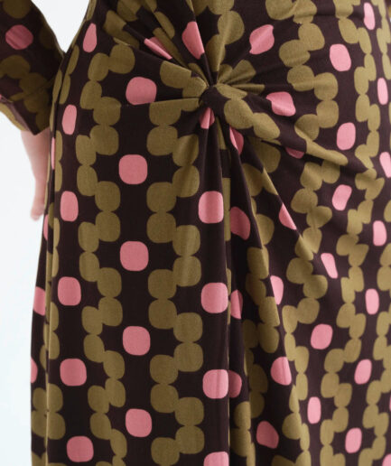 Falda midi con estampado Aberdeen- Compañía Fantástica