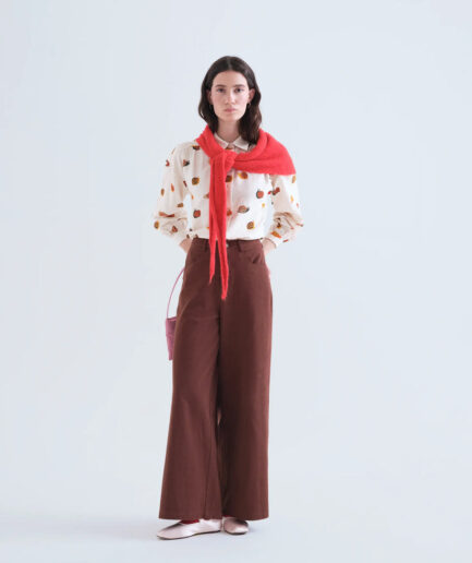 Pantalón vaquero 100% algodón marrón - Compañía Fantástica