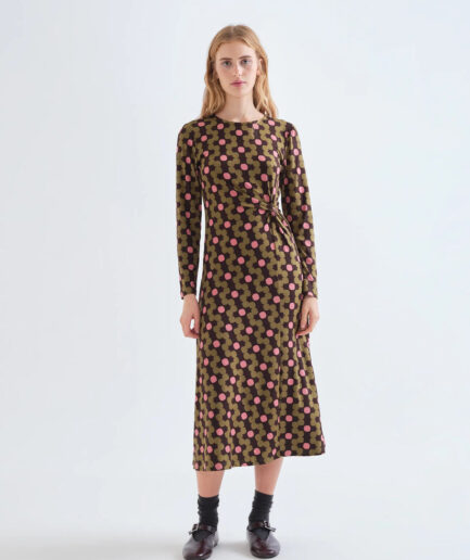 Vestido midi con estampado Aberdeen - Compañía Fantástica