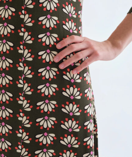 Vestido midi con estampado Geometry - Compañía Fantástica
