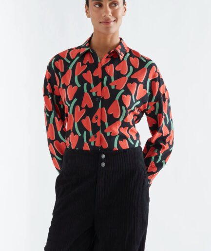 Camisa con estampado Ciclamen - Compañía Fantástica