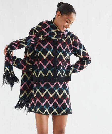 Falda corta con estampado Skein - Compañía Fantástica