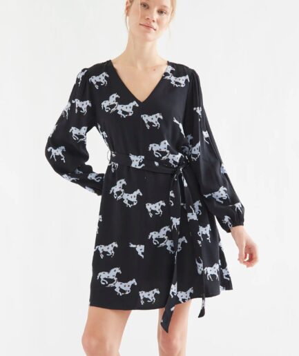 Vestido corto con estampado Horse - Compañía Fantástica