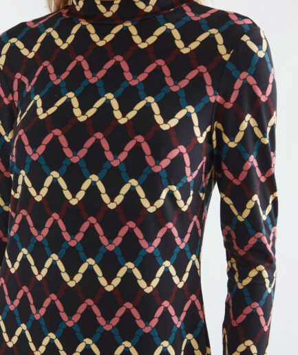 Vestido midi con estampado Skein - Compañía Fantástica